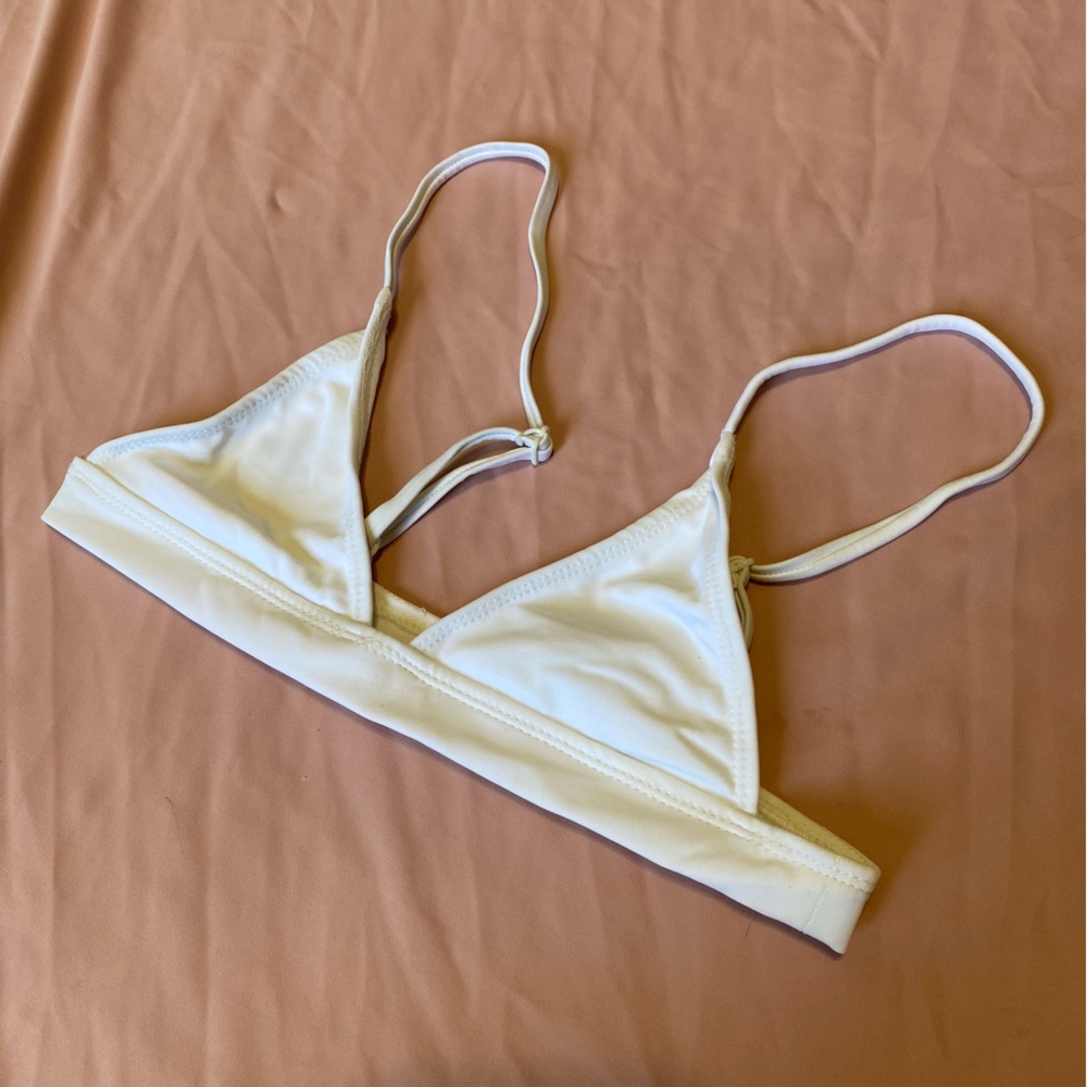 White Coulbourne Eclipse bikini top